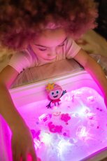 Glo Pals | Senzorické kostky svítící ve vodě princezna | růžové