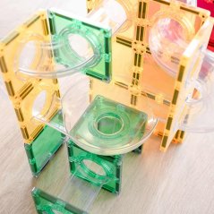 Connetix Tiles - rozšiřovací sada kuličková dráha 66 ks