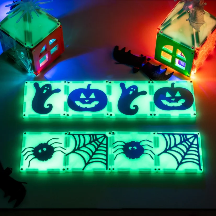 Magna Tiles | Magnetická stavebnice | Glow 16 dílů