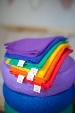 PIT AND PLAY | Rainbow play cloth set | Medium