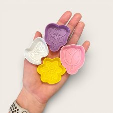 Inniko | Formičky do kinetického piesku 4 ks | Jarné kvety