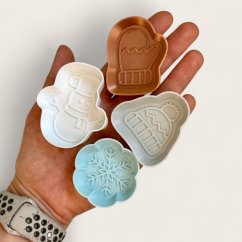 Inniko formičky na kinetický piesok -  Zima