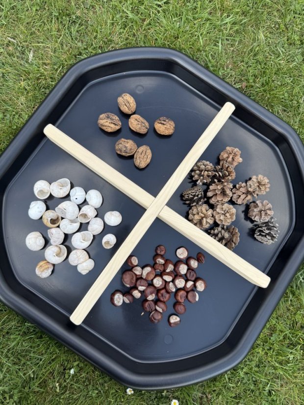 TUFF TRAY |  MINI | Drevený rozdeľovač | demont