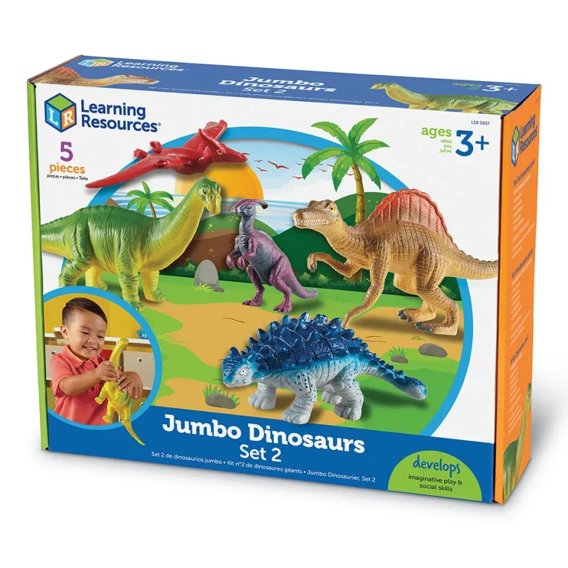 Learning Resources | Jumbo Dinosaurs Set 2