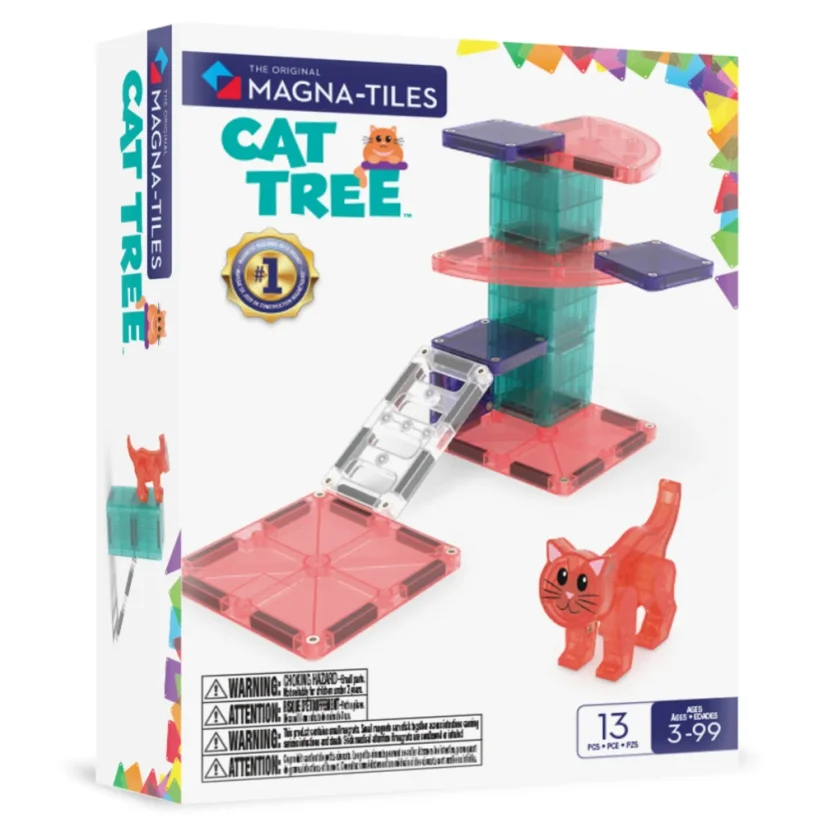 Magna Tiles - Magnetická stavebnice Cat Tree 13 dílů