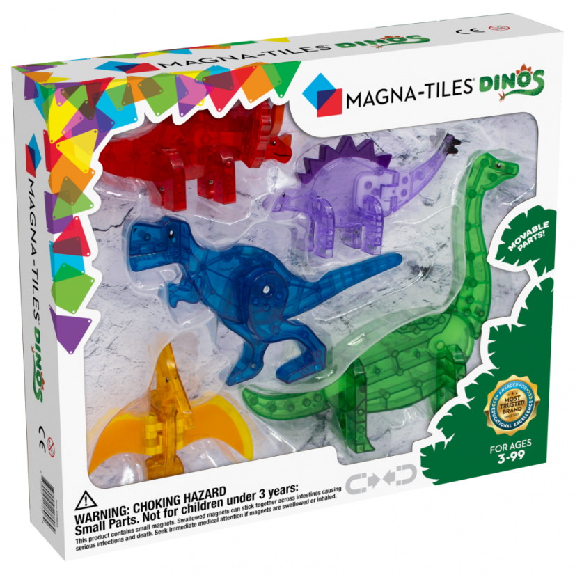 Magna Tiles | Dinosauři | 5 ks