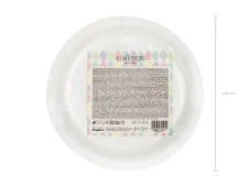 PARTYDECO Párty talířky Jednorožec 18x18 cm, mix 6ks