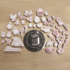 Aladine Stampo MINOS Dětská razítka Jaro a Velikonoce