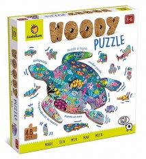 Ludattica - Drevené puzzle More - Woody