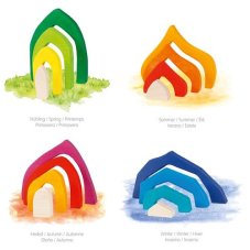 Goki - Stavebné kocky - štyri ročné obdobia