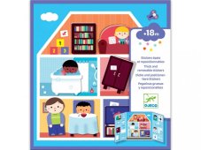 DJECO Premiestniteľné samolepky pre najmenších Domov