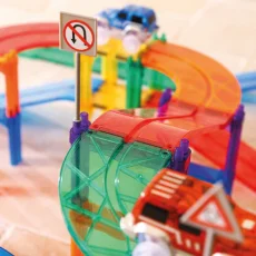 Cleverclixx - Velká závodní pastelová dráha 80 ks