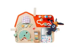 Lilliputiens - drevený panel s aktivitami - farma