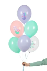 PARTYDECO Nafukovací balónky Moře 30cm, mix 6ks