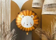 PARTYDECO | Nafukovací fóliový balón | Lev, 70x67 cm