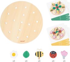 Janod Didaktik | Vzdělávací hra Prostorové uspořádání | Moje první mandala s předlohami