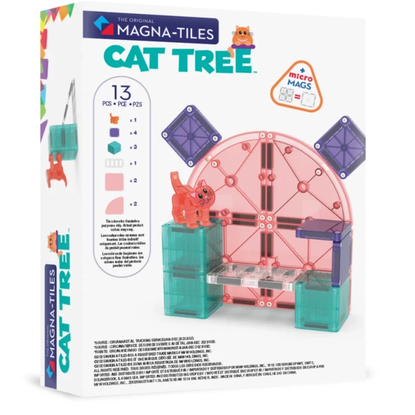 Magna Tiles - Magnetická stavebnice Cat Tree 13 dílů