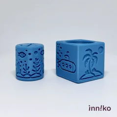 Inniko | Obtiskovací kostka s válečkem 2v1 | Podmořský svět