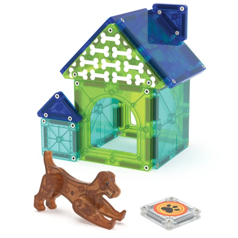 Magna Tiles | Magnetická stavebnice | Dog House 13 dílů