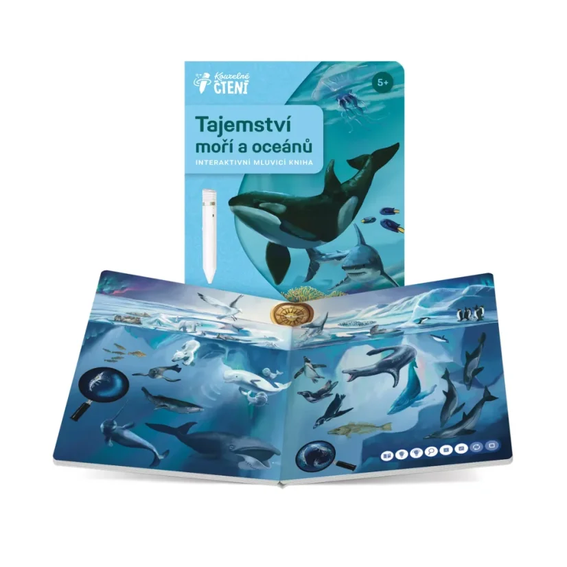 ALBI - kouzelné čtení - Kniha Tajemství moří a oceánů
