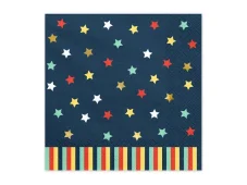 PARTYDECO | Párty obrúsky | Hviezdna obloha, 33x33, mix 12ks