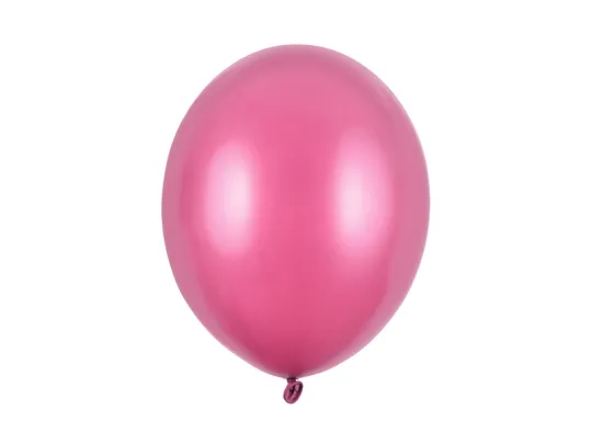 PARTYDECO Nafukovací pevné balónky 30cm, Metalické - různé barvy - Metalické barvy: Jemná fialová