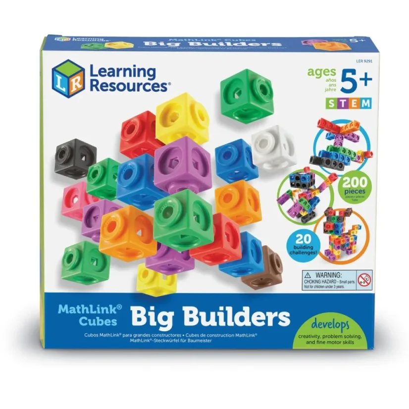 Learning Resources  MathLink® Sada matematických aktivit - Big Builders™