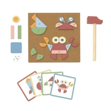 Tooky Toy Hra s kladívkem tvary