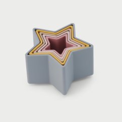 TickIt Stohovací kelímky SiliSoft Hvězdy (Země) - 5 ks