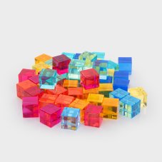 TickiT Farebné krištáľové kocky - 50 ks