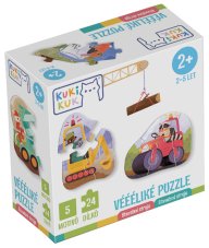 KUKI KUK | Véééliké puzzle | Stavební stroje