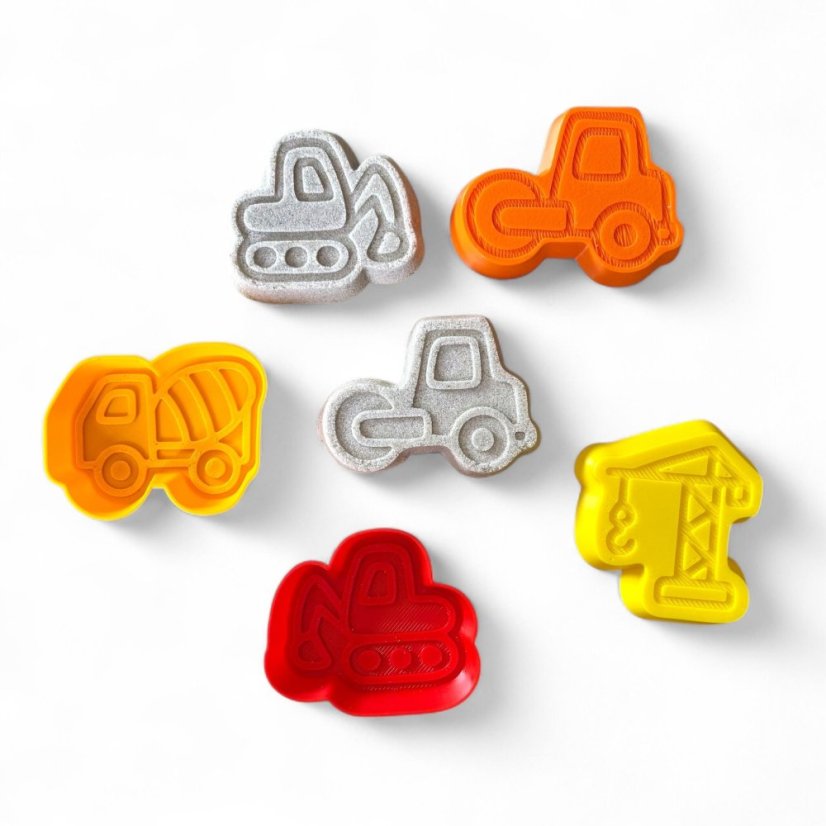 Inniko bábovičky do kinetického písku - stavba