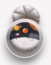 Měsíc CZ vlajka – Podložka do PlayTray