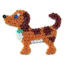 HAMA zažehlovací korálky MIDI - podložka pejsek