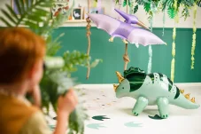 PARTYDECO | Nafukovací fóliový balón | Triceratops, 101x60,5 cm