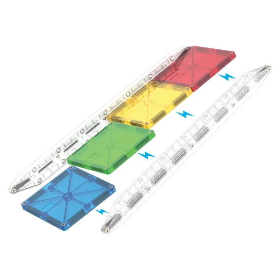 Magna Tiles | Magnetická stavebnice | Rail Racers 33 dílů