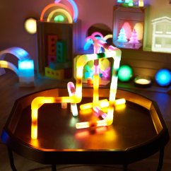 Svietiace tyče sada 12 ks a spojok