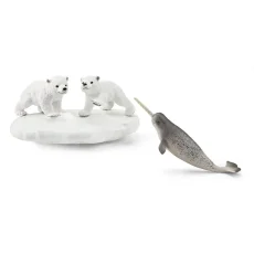 Schleich | Ľadové medvede | kĺzanie