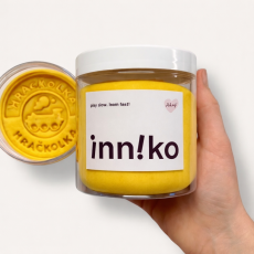 Inniko | Modelína 525 g | Žlutá - Mega balení do školky