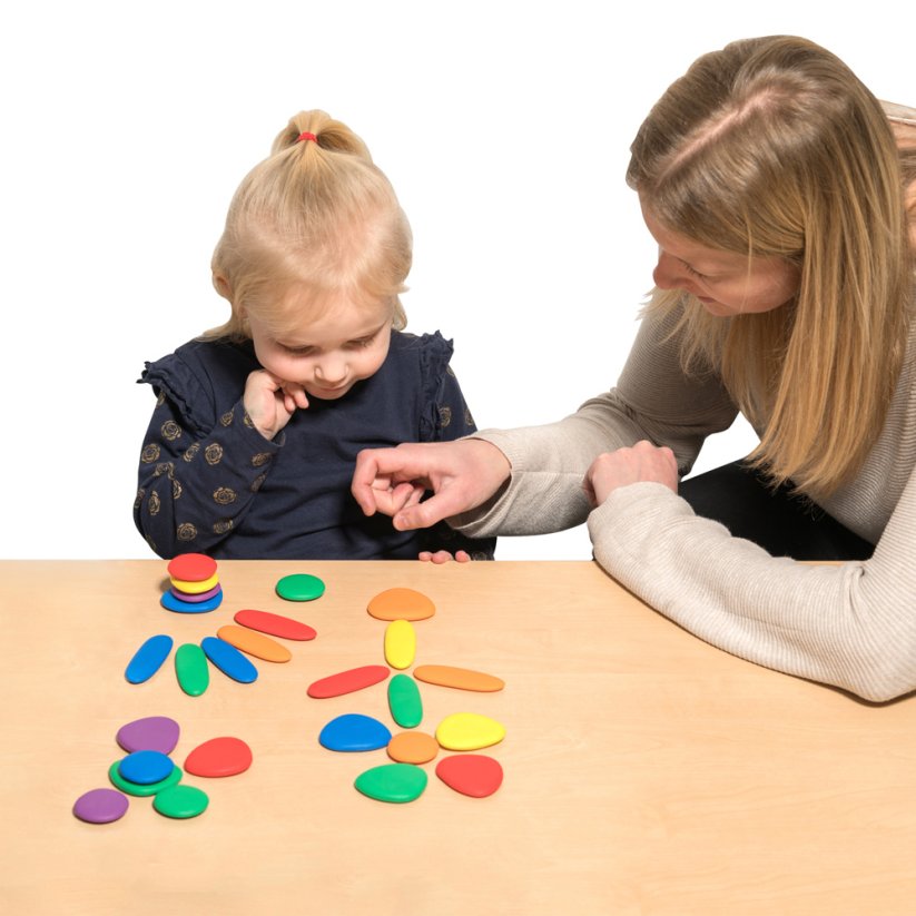 Dúhové kamienky /edx Rainbow Pebbles® Junior - 36 ks