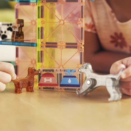 Magna Tiles - Magnetická stavebnice Puppy Park 27 dílů