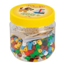HAMA | Zažehľovacie korálky | MAXI - korálky a podložky v tube 400ks