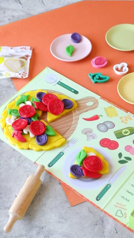 ChildGen Natural Playdough - Pizza Sada