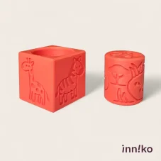 Inniko | Obtiskovací kostka s válečkem 2v1 | Safari