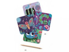 DJECO Vyškrabávací obrázky -- Hmyzí kamarádi