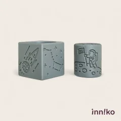 Inniko | Obtiskovací kostka s válečkem 2v1 | Vesmír