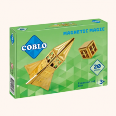 COBLO | Magnetická stavebnice | ZLATÁ  | 20 dílů