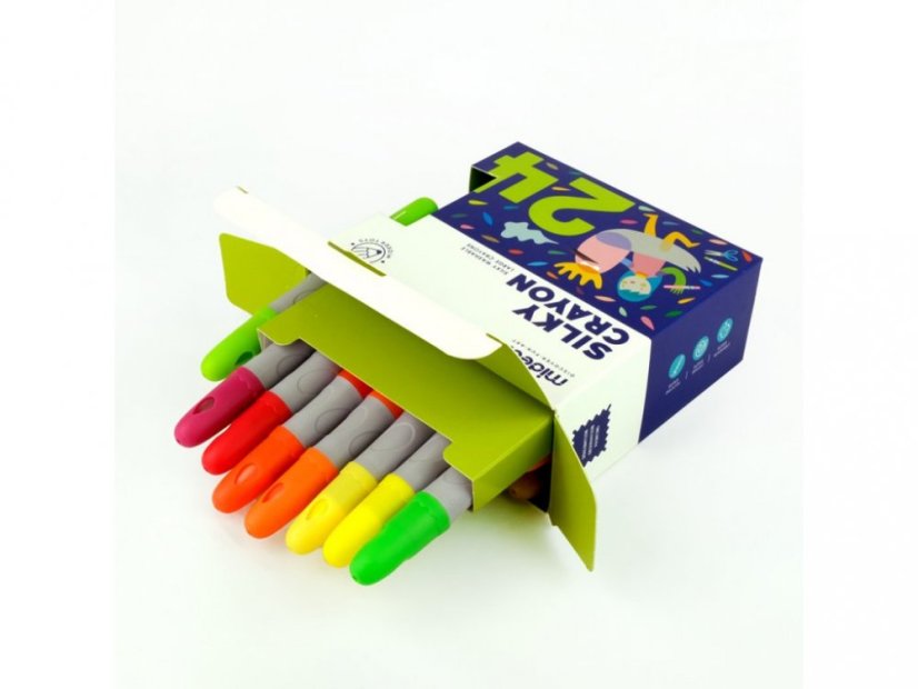 MiDeer HEDVÁBNÉ BAREVNÉ VOSKOVKY 24KS