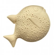 Masážní ortopedická podložka  balanční ryba, písková žlutá - měkké