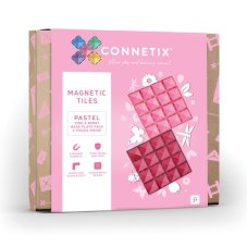 Connetix Tiles - 2 kusy - Pink & Berry Pack - základné dosky